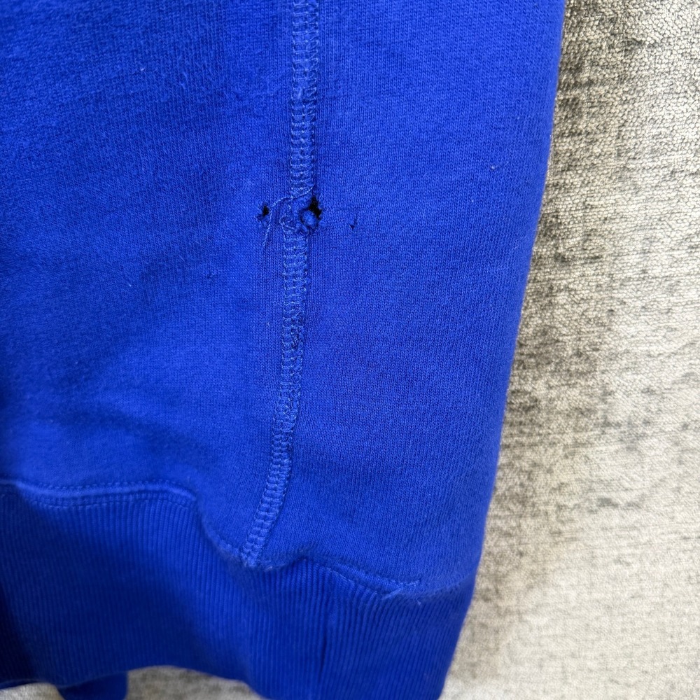 Polo Ralph Lauren Sweatshirt Dress Logo Tape Blue White M - Picture 6 of 9